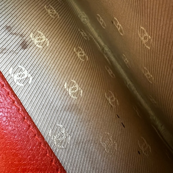 Chanel Orange Caviar Long Wallet - Picture 11 of 16